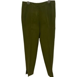 Norton McNaughton Linen Blend Olive Green Pants Size 10